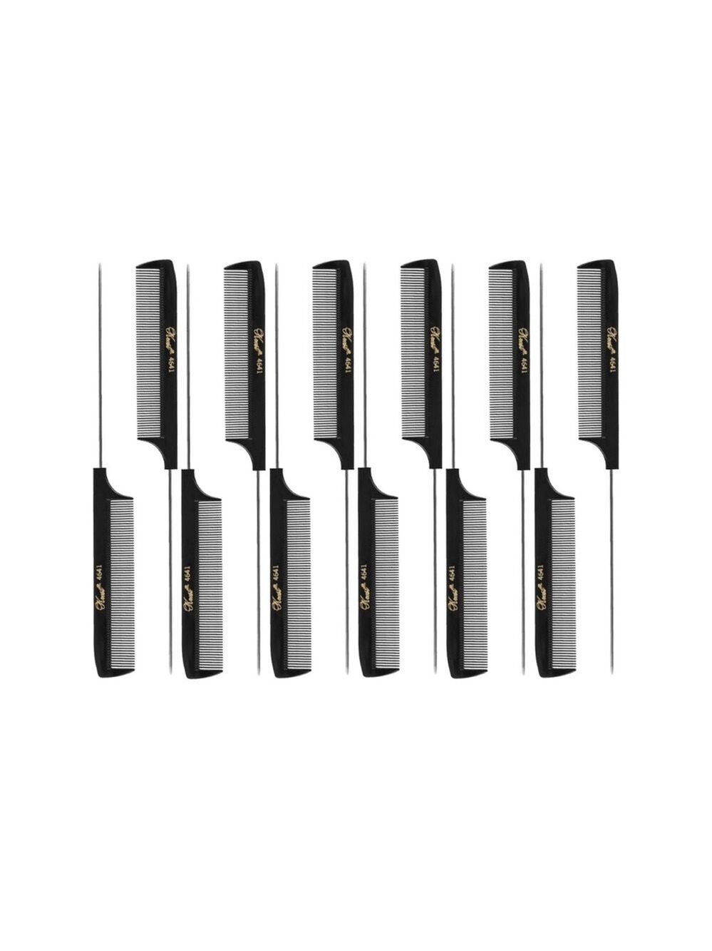 12 Krest Extra Fine Teeth Comb Black #4641